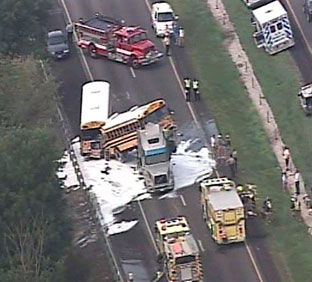 Photo of School Bus Accident