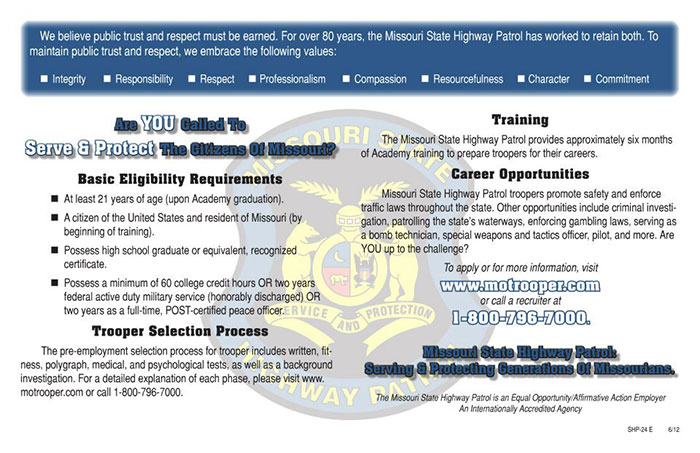 Recruiting Requirements
