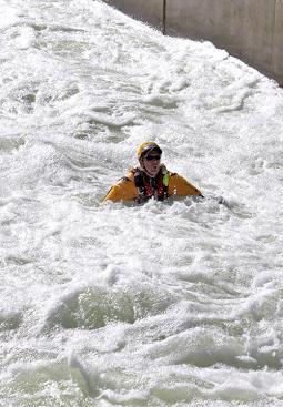 Traveling the chute